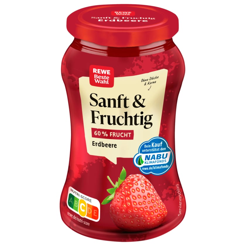 REWE Beste Wahl Sanft & Fruchtig Erdbeere 270g
